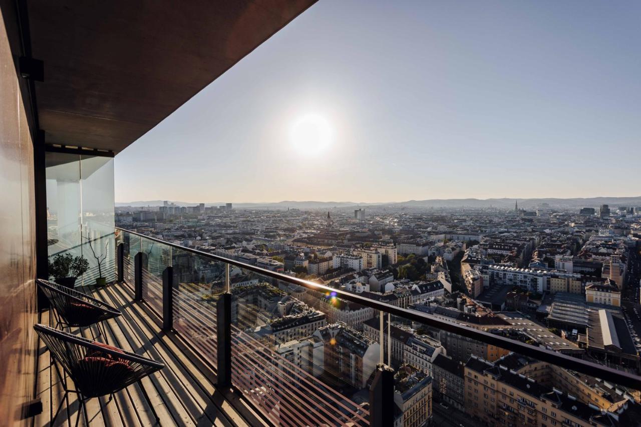 Design Apartment With Amazing View Over Vienna 2 Exterior foto